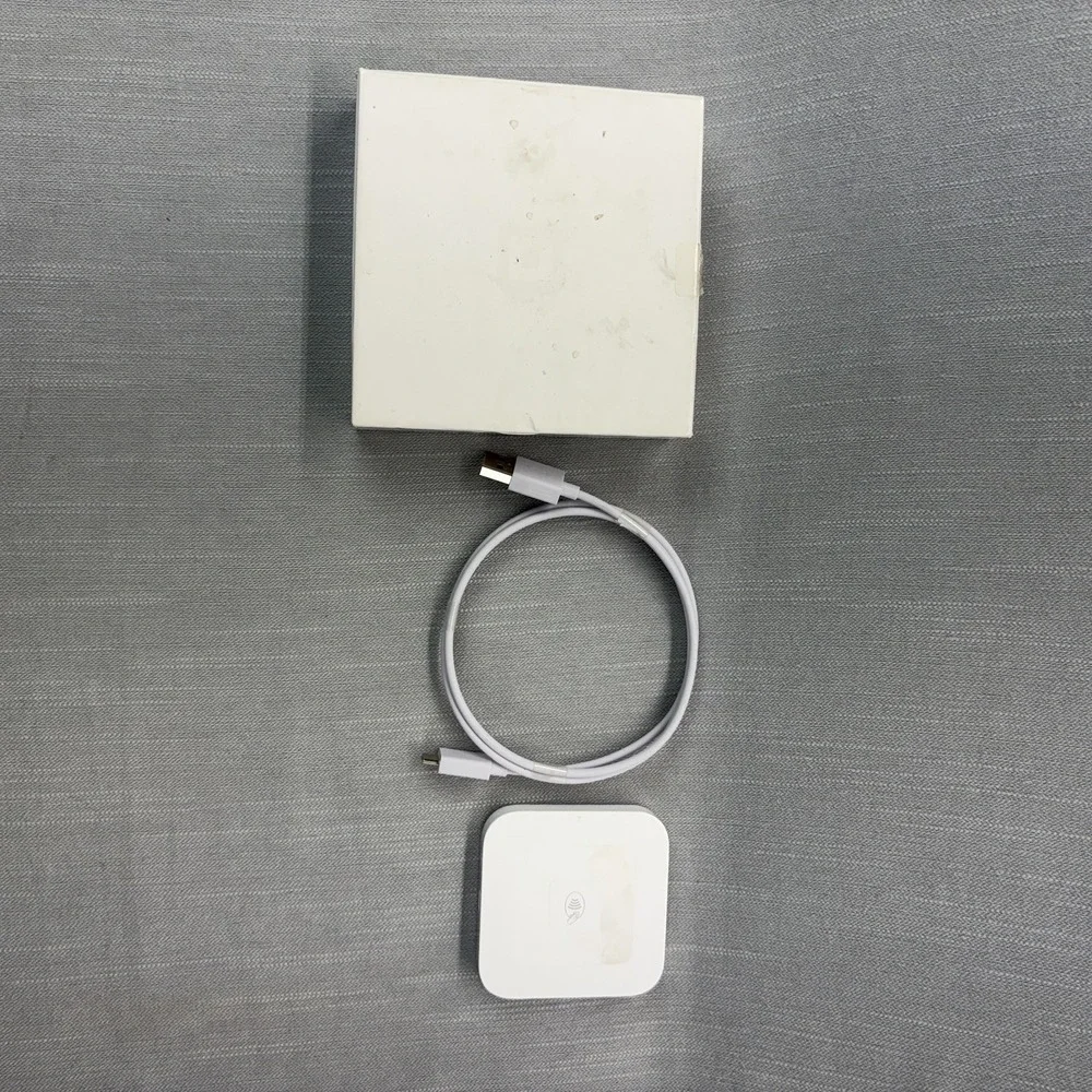 Square Reader Contactless Chip Card Reader White w USB Cable Box‎ A-SKU-0485